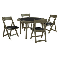 48" Folding Game Table - Slate