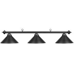 54" 3lt Billiard Light - Matte BLK/MB