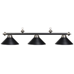 54" 3lt Billiard Light - Matte BLK/ST