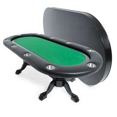 Elite 94" Sunken Playing Surface Poker Table (Black)