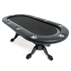 Elite 94" Sunken Playing Surface Poker Table (Black)