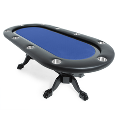 Elite 94" Sunken Playing Surface Poker Table (Black)