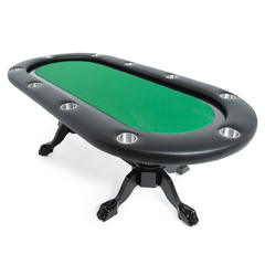 Elite 94" Sunken Playing Surface Poker Table (Black)