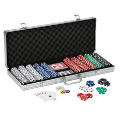 Fat Cat 500Ct Texas Hold'Em Poker Chip Set