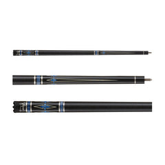 Viper Sinister Black Faux Leather Wrap Billiard/Pool Cue Stick